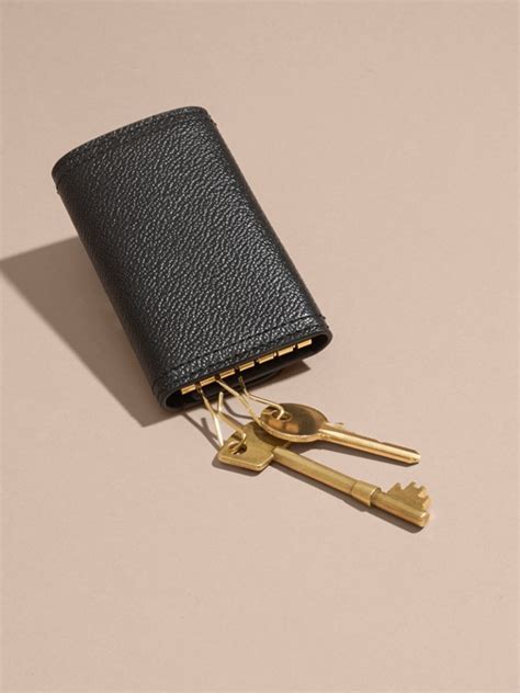 burberry leather key holder